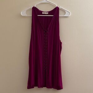 RAMY BROOK Lace Up Tank